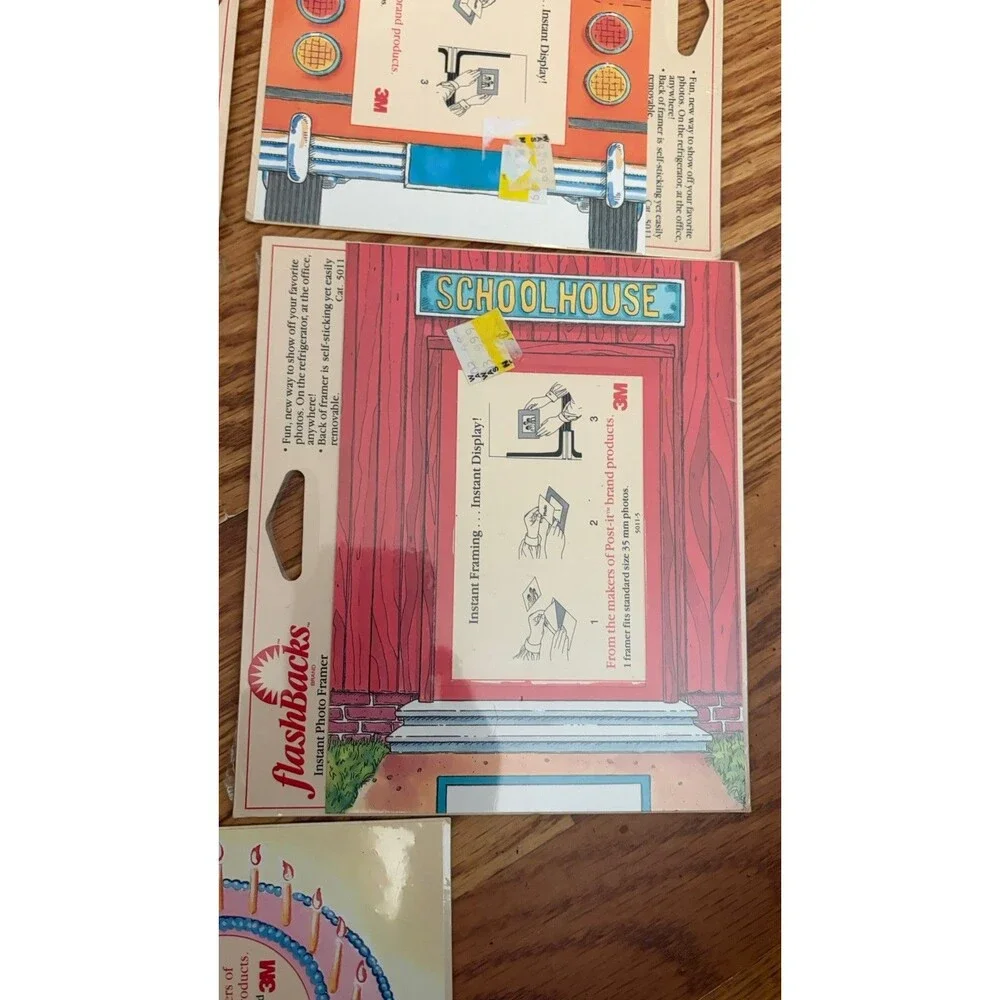 3M Flashbacks Instant Photo Framer Lot Of 5 Vintage 1990